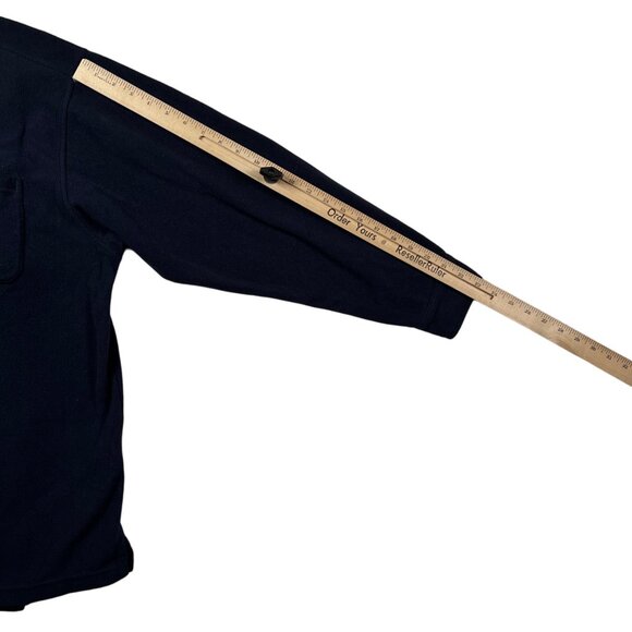 EDDIE BAUER Shirt Men's Snap-Up Long Sleeve Collared Notched Blue Large - Picture 6 of 11